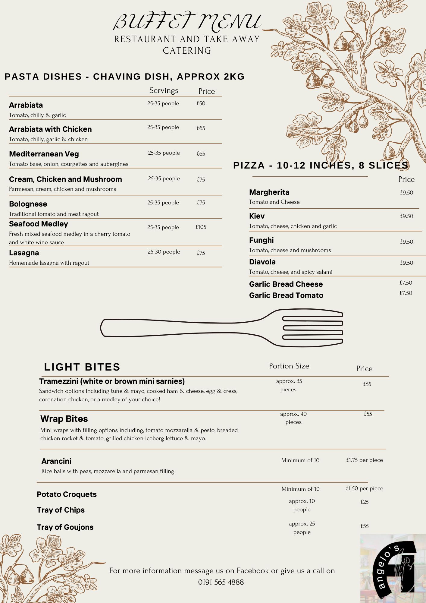 buffet-menu